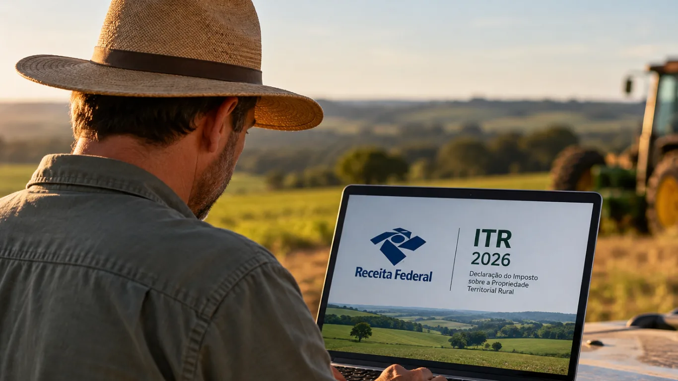 ITR 2026 exige atenção aos dados cadastrais dos imóveis rurais