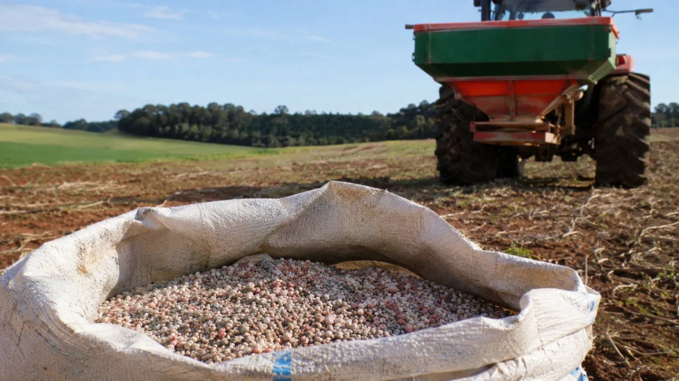 Demanda por fertilizantes pode cair em 2026 diante de custos elevados e restrição de crédito